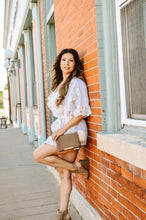 Load image into Gallery viewer, Floral Ruffle Oversized Shirt
