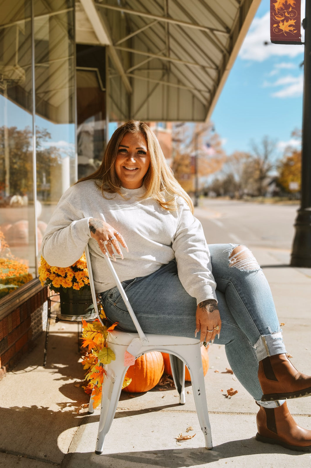 Heather Grey Sweatshirt