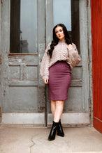 Load image into Gallery viewer, Buttery Soft Fabric Basic Knee Skirt
