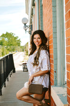 Load image into Gallery viewer, Floral Ruffle Oversized Shirt
