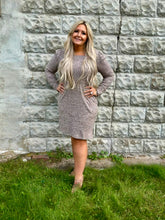 Load image into Gallery viewer, Square Neck Sweater Dress
