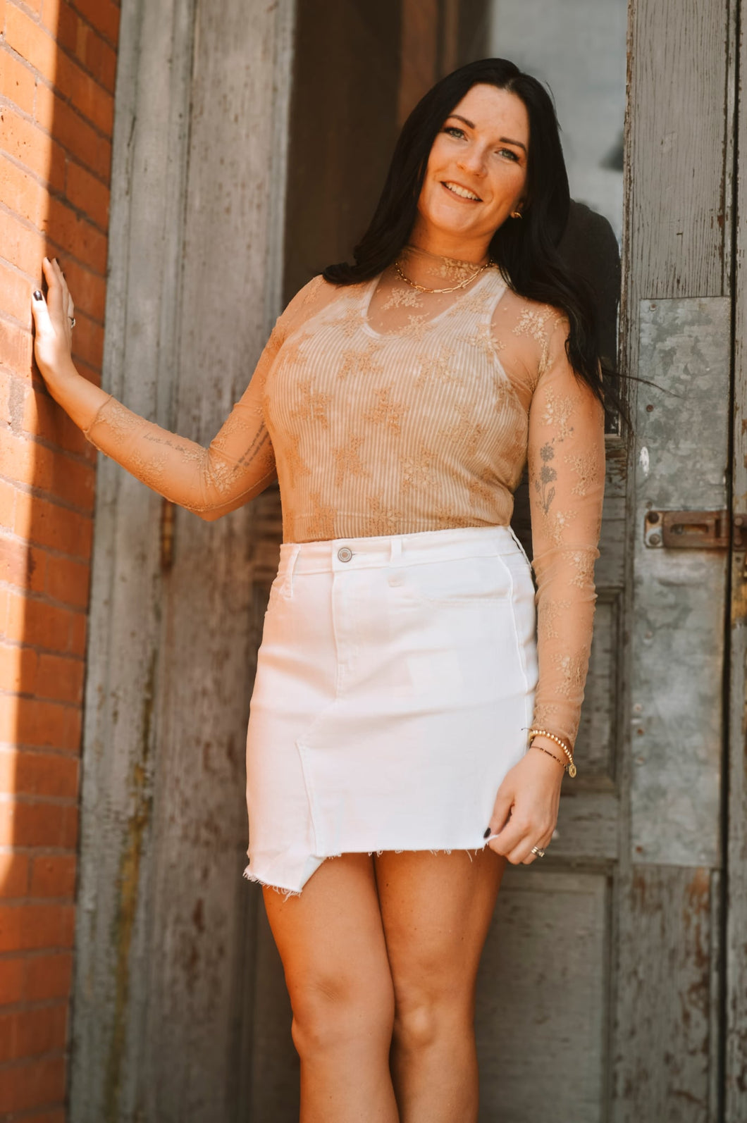 Lacy Sheer Top