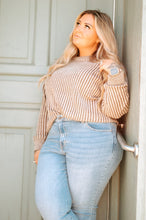 Load image into Gallery viewer, Round Oversized Stripe Sweater
