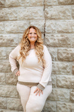 Load image into Gallery viewer, Ribbed Two Tone Lounge Set

