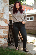 Load image into Gallery viewer, Round Oversized Stripe Sweater
