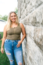 Load image into Gallery viewer, Ribbed Snap Front Tank Top

