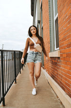 Load image into Gallery viewer, Zenana Distressed Acid Washed High Rise Shorts Grecia
