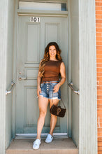 Load image into Gallery viewer, Risen Mid Rise Button Down Shorts Willow
