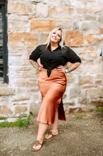 Load image into Gallery viewer, Bat Wing Cropped Casual Chiffon Top
