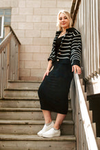 Load image into Gallery viewer, Stripe Cardigan w/Buttons
