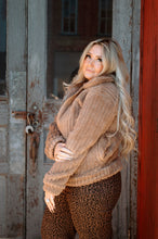 Load image into Gallery viewer, Fuzzy Teddy Bear Zip Up
