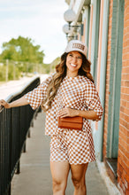 Load image into Gallery viewer, Checkered Shorts Set
