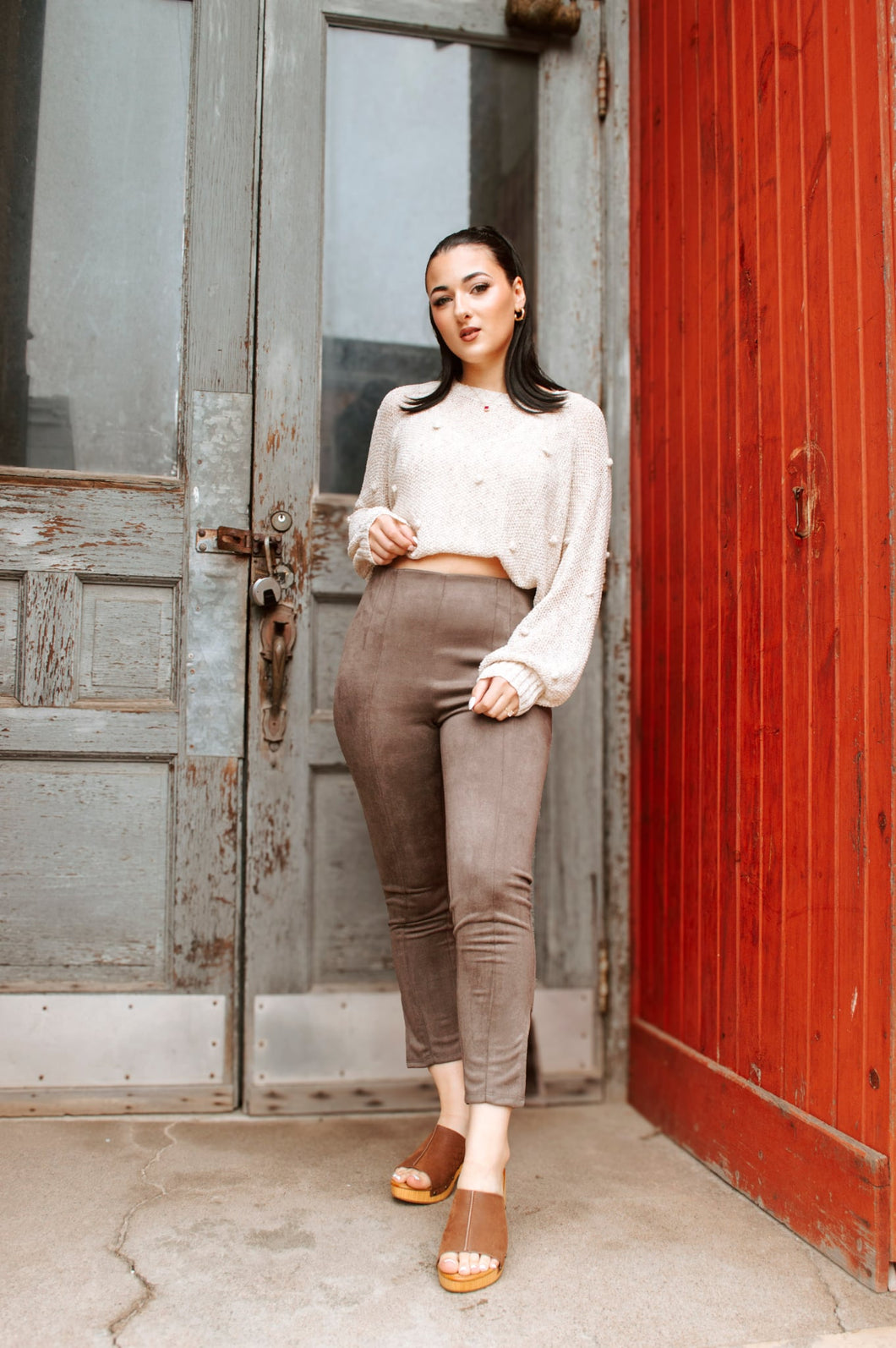 Shiloh Suede Leggings