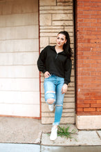 Load image into Gallery viewer, Athletic Thin 1/2 Zip Scuba Sweatshirt
