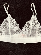 Load image into Gallery viewer, Floral Lace Triangle Bralette
