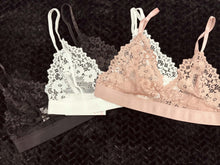 Load image into Gallery viewer, Floral Lace Triangle Bralette
