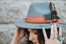 Load image into Gallery viewer, Hat- Handcrafted Western Hat Made By The Island City Hat Co.
